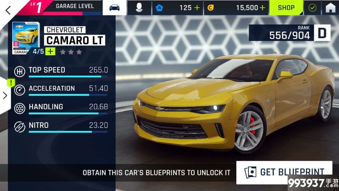 狂野飙车9雪佛兰Camaro LT图片