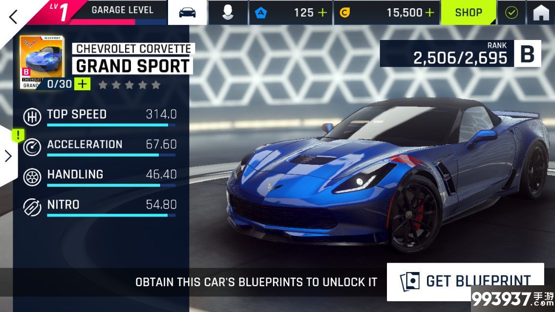 狂野飙车9克尔维特grand sport图片