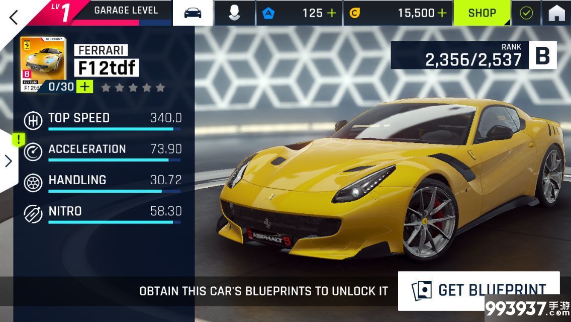 狂野飙车9法拉利F12tdf图片