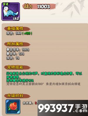 暴走大侠宠物合成