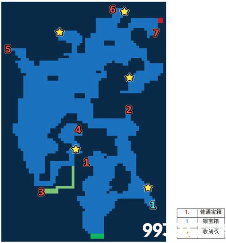 最终幻想勇气启示录克罗伯斯暗礁探索地图