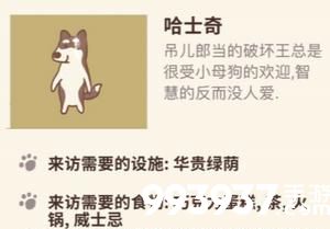 动物餐厅哈士奇来访条件