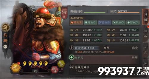 三国志战略版马腾搭配
