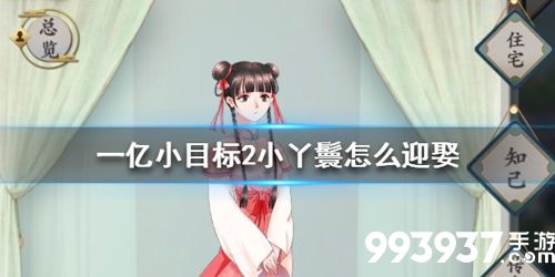 一亿小目标2小丫鬟迎娶攻略