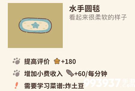 动物餐厅水手圆毯