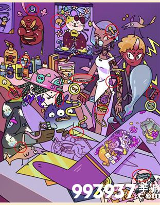 脑洞大侦探找隐藏第61关