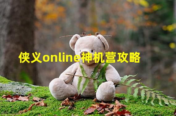 侠义online神机营攻略