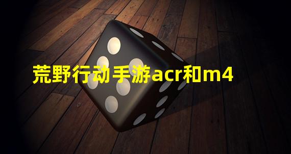 荒野行动手游acr和m4